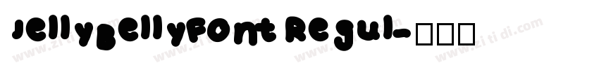 JellyBellyFont Regul字体转换